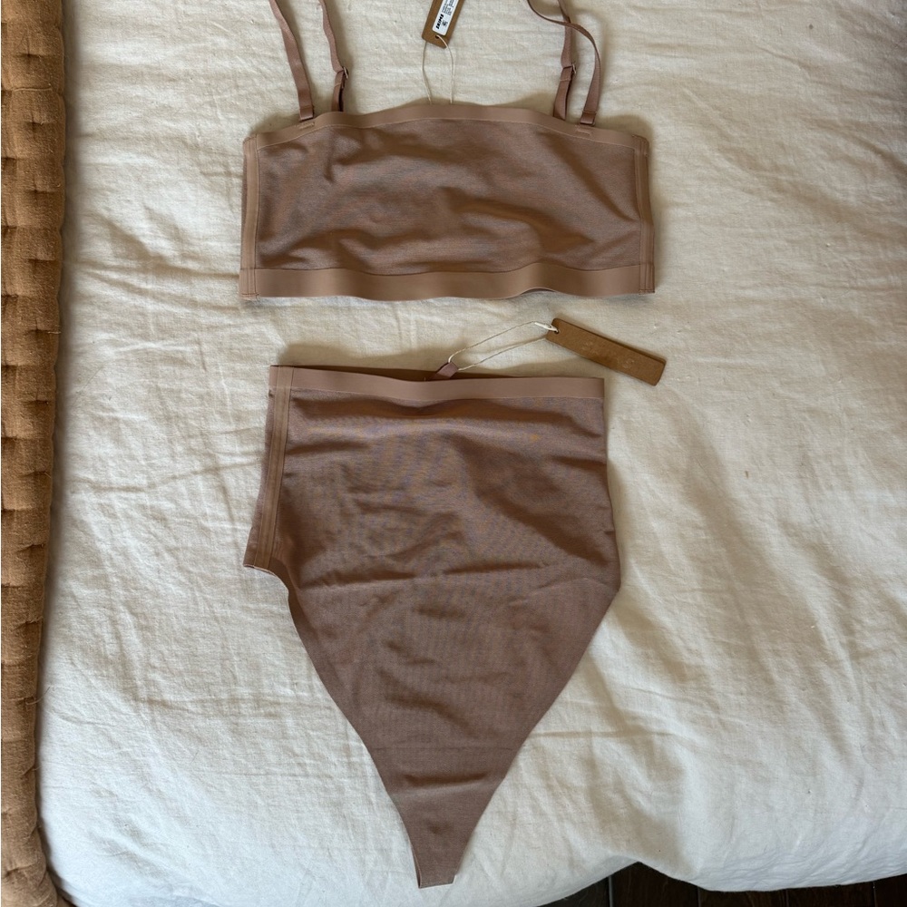 Skims bra and thong shape wear